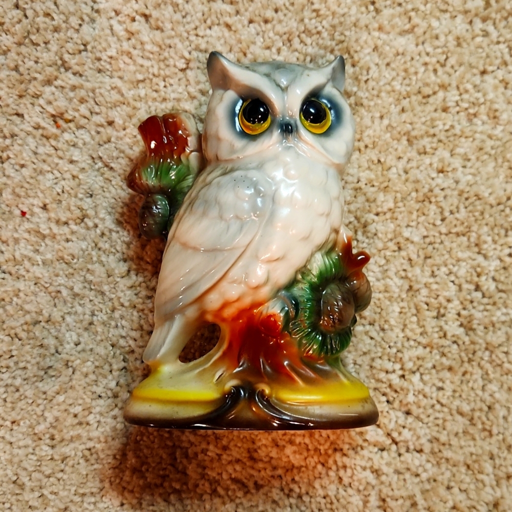 Vintage owl figurine